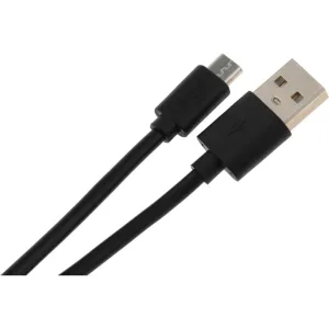 Кабель KingPrice KP-microUSB-2.4A-2m USB (m)-micro USB (m) 2м черный KINGPRICE