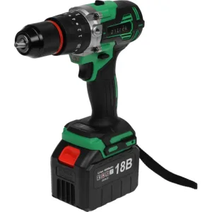 Дрель-шуруповерт Zitrek Green Impact 063-4046, 18 В, 5 Ач, 80 Нм, бесщеточный, ударный ZITREK