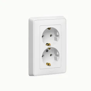 Роз. 2x2К+З, нем. Стандарт, бел 695948 Legrand