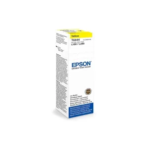 Чернила Epson L100/110/200/210/300/355/550/555 (O) C13T66444A, yellow, 70ml EPSON