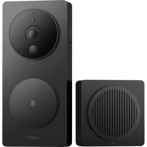 Видеодомофон Aqara Smart Video Doorbell G4, в составе комплекта модели SVD-KIT1 с повторителем Chime Repeater модели SVD-C04 Aqara