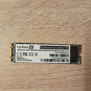 Накопитель SSD ExeGate, 1Tb, M.2 2280, SATA, R/W 551/480 Exegate