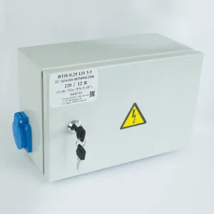 Ящик с понижающим трансформатором ЯТП 0.25 220/12В (3 авт. выкл.) IP54 Кострома ОС0000016339 Костромское ФКУ ИК-1