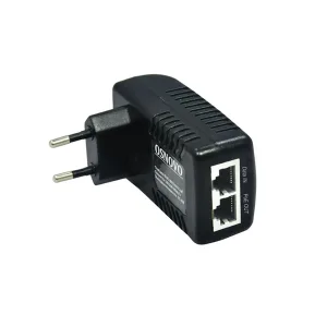 PoE-инжектор OSNOVO Midspan-1/151G PoE-инжектор Gigabit Ethernet на 1 порт. Соответствует стандартам PoE IEEE 802.3af. Автоматическое определение PoE устройств. Мощность PoE на порт - до 15.4W. Вх. 1 x RJ45(10/100 OSNOVO