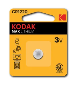 Батарейка CR1220-1BL (60/240/61440) СТРОГО КРАТНО 1 шт Б0029110 Kodak