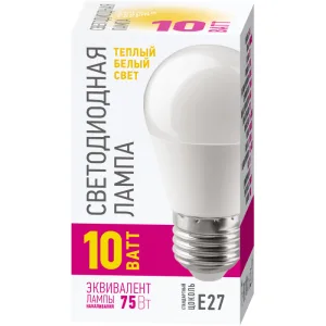 Лампа светодиодная 82 912 OLL-G45-10-230-2.7K-E27-PROMO 10Вт 82912 Онлайт