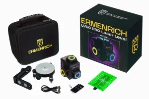 Уровень лазерный PRO LV50 фиолет. Ermenrich 84086 Ermenrich