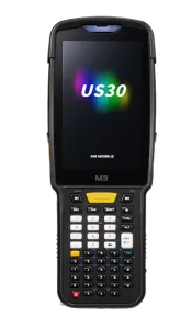 Терминал сбора данных M3 Mobile US300D-TFCWXE-HF Android 13.0 GMS, WVGA, Wi-Fi 6, SE5500 2D Imager Scanner(Straight Shooter/0° Scan), 16MP Rear Camera, BT5.3, NFC(HF), 4G/64G, 38 Keypad, 6700mAh Battery, Hand Strap, Bullet Proof Film M3 Mobile