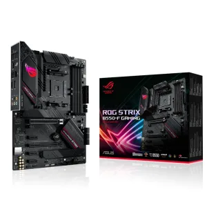 Материнская плата ASUS ROG STRIX B550-F GAMING, AM4, AMD B550, 4xDDR4, 6xSATA, 2xM.2, 1xPCIe 4.0 x16, 1xPCIe 3.0 x16, 3xPCIe x1, DisplayPort, HDMI, 1x2.5Gb LAN, USB Type-C, 5x3.5 мм, 7.1, ATX ASUS