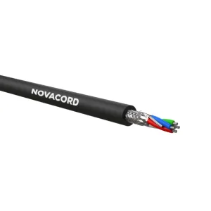 Кабель для цифровых аудио сигналов AES/EBU и сигналов управления DMX512 Novacord DMX LIGHT CONTROL PAT.512 FRNC-C Novacord