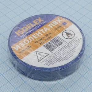 Изолента Isoflex ПВХ 15мм*20м синяя Various