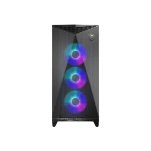 Компьютерный корпус MSI MPG GUNGNIR 300R AIRFLOW Midi Tower, EATX, 2xUSB 3.2 Gen 1, 1xUSB 3.2 Gen2 Type-C,4x120мм PWM ARGb Fan, ARGb+PWM Control Board, Tempered Glass Window MSI