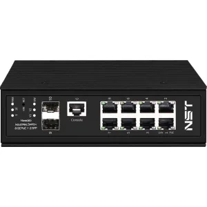 Промышленный управляемый (L2+) HiPoE коммутатор Gigabit Ethernet New System Technologies NS-SW-8G2G-PL/IM NST
