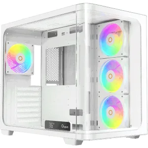 Компьютерный корпус Ocypus Iota C70 WH Curve ARGB Digital ATX без БП (Iota-C70-WHD400CD-GL) Ocypus