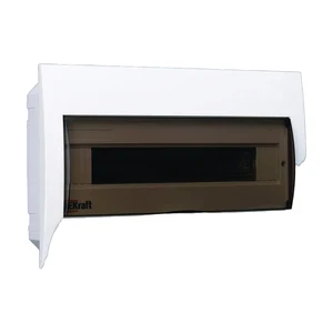 Корпус встраиваемый ЩРВ-П-18 25х40х10 18мод. IP41 пластик. 31005DEK DEKraft