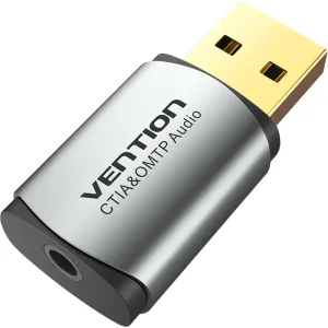 Внешняя звуковая карта Vention USB Серая Vention CDLH0 Vention