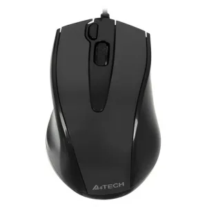 Мышь проводная A4Tech N-500F серый, 1000 dpi, USB Type-A, кнопки - 4 A4Tech