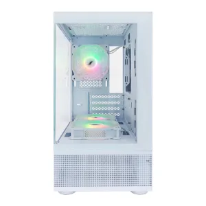 корпус 1STPLAYER MIKU Mi2-A ARGB White / mATX / 3x120mm ARGB fans / Mi2-A-WH-2FC7R-W-1FC7-W 1STPLAYER