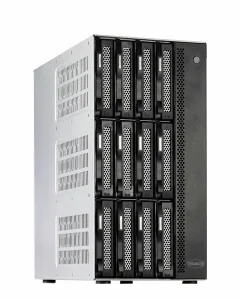 Системы хранения данных TerraMaster T12-500 Pro tower NAS 10C 1,7(4,7)Ghz/16Gb(64)/RAID0,1,10,5,6,JBOD,TRAID/up to 12 HS SATA(3,5' or 2,5')/2xM.2 2280 NVMe/2xUSB3.1 1xUSB Type-C/2x10GbE RJ-45/1xPS/1YW Terramaster
