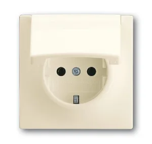 Розетка 1-м СП 1мод. Impuls 16А IP21 250В Schuko с крышкой сл. кость ABB 2CKA002018A1488 НПР ПИ