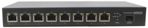 Коммутатор OSNOVO SW-8D1X(120W) PoE коммутатор 2.5G Ethernet на 8xRJ45+1x1/2.5/10G SFP портов. Порты: 1 x 2.5G (10/100/1000/2500Base-TX) с PoE (до 90W OSNOVO