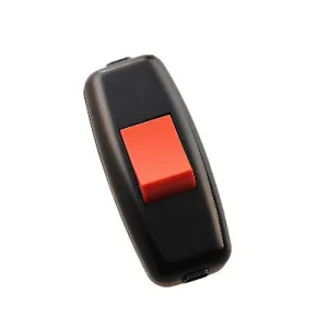 Выключатель для бра Accessories навесной черн./красн. 715-1121-611 Lezard