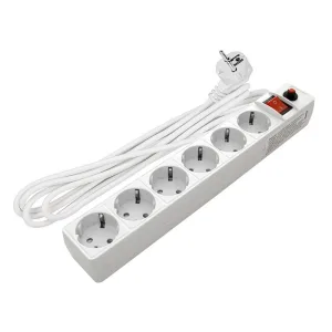 Сетевой фильтр UNIVersal ПВС 3x0,75 белый 5 м 967U-3005 UNIVersal