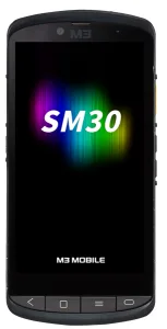 Терминал сбора данных M3 Mobile SM30 Android 14.0 GMS, FHD, WWAN(5G NR), 802.11 a/b/g/n/ac/ax, SE4770, Front and Rear Cameras, BT 5.3, GPS, NFC(HF), 8G/128G, 4But, 5000mAh Bat, Hand Strap, Bullet Proof Film. Req CRD&PWSP M3 Mobile