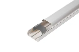 Кабель-канал 74х55 L2000 пластик Арктика бел. РКК-74х55 Ruvinil