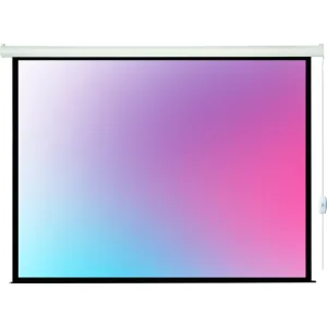Экран с электроприводом Lumien Eco Control 198x300 см (раб. область 164х292 см) Matte White черная кайма по периметру 16:9 Lumien