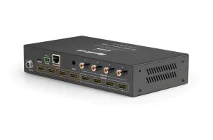 Матричный коммутатор HDMI 4x4 4K HDR, 4 скалирующих выхода и де-эмбеддирование WyreStorm