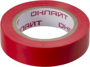 Изолента ПВХ 61 878 OIT-B15-10/R красн. 61878 Онлайт