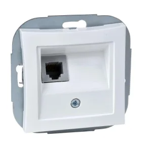 ДУЭТ РОЗЕТКА телефонная RJ11, механизм, БЕЛЫЙ C3(2) WDE000181 Schneider Electric