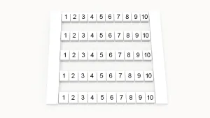Маркировка (в кассетах) DEK5-50P-19-01Z(H) Degson