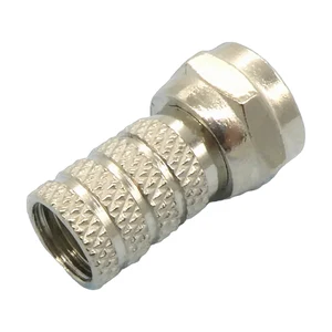F штекер накрутка RG-6 