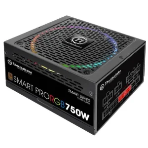 Блок питания Thermaltake Smart Pro RGb (PS-SPR-0750FPCBEU-R), 750Вт, 80 PLUS Bronze, 140мм, модульный, черный Thermaltake