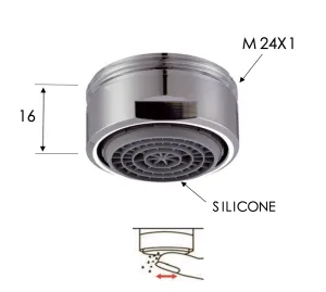 Аэратор NEOPERL CASCADE М22 Lemark