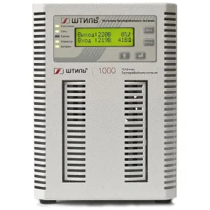 Источник бесперебойного питания Штиль ST1101SL 1кВА, On-line, напольное исполнение,со встроенными АБ Штиль