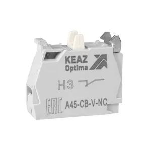 Контактный блок OptiSignal D22 A45-CB-V-NC 1НЗ винтовой зажим ZBE102 (100шт) 332201 КЭАЗ