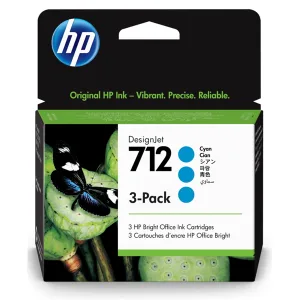 Картридж струйный HP 712 3ED77A голубой x3упак. (29мл) для HP DJ Т230/630 Hewlett-Packard