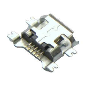 microUSB 5BF в разрез платы 