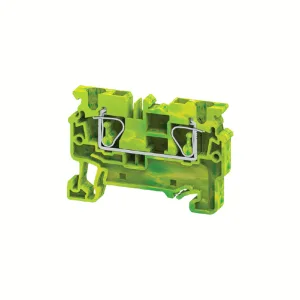 Клемма заземляющая пружинная OptiClip CXG-4-PE-(0,2-4) (100шт) 289760 КЭАЗ