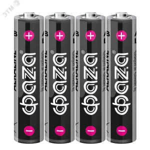 Элемент питания LR 6 (AA) алкалиновая уп. 4 шт. Alkaline Shrink-4 5024502 Jazzway