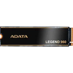 Накопитель SSD ADATA LEGEND 960, 1Tb, PCIe 4.0 x4, M.2 2280, NVMe, R/W 7400/6000, с радиатором ADATA