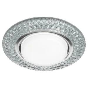 Светильник ЭРА DK LD23 SL/WH декор cо светодиодной подсветкой Gx53 прозр. Эра