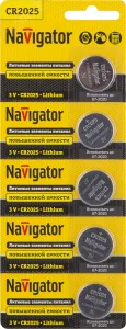 Батарейка NBT-CR2025-BP5 17013 Navigator