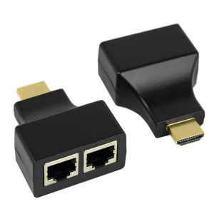 HDMI удлинитель по витой паре RJ-45(8P-8C) до 30м (1080p) 17-6916 Rexant