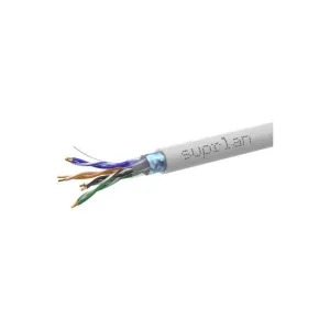 Кабель информационный Suprlan Median 01-1033-1, cat.5e FTP 4X2X24AWG PVC внутренний 305м, серый SUPRLAN