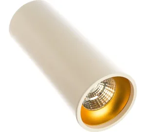 Светильник Overhead накл цил 12W 900lm 3000K 170-240V IP20 79*200мм белый золото LED Gauss