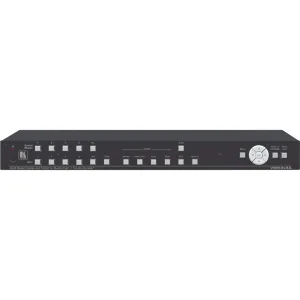 Матричный коммутатор 4x4 HDMI бесподрывный с масштабируемыми входами; балансные/небалансные аудиовыходы [20-00065430] Kramer VSM-4x4A KRAMER